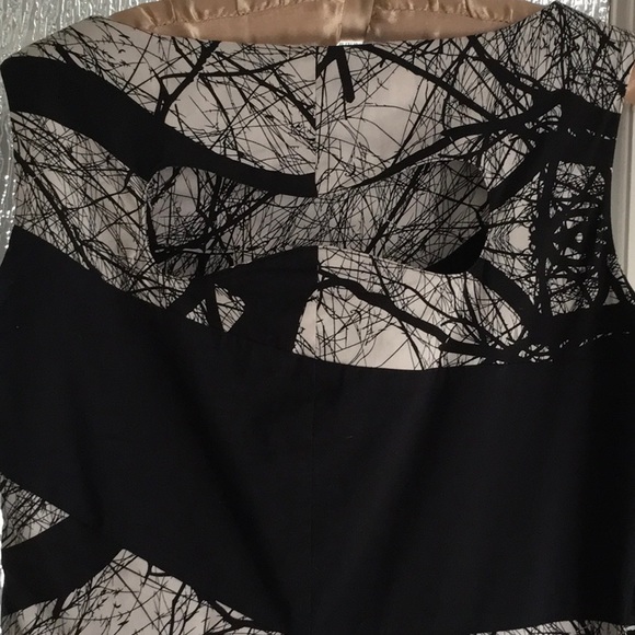 Skunk Funk -Sleeveless A-line Dress Black/white Size small - Picture 4 of 5